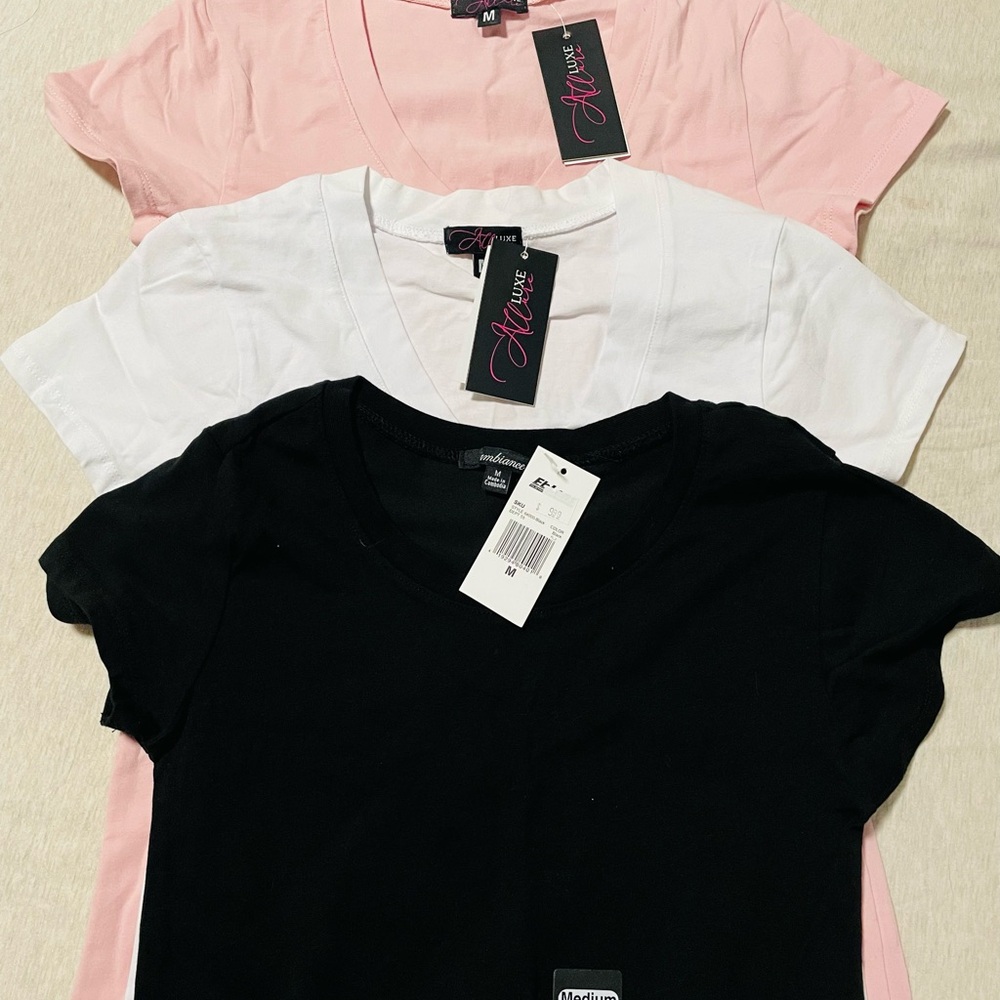 3 new T shirts